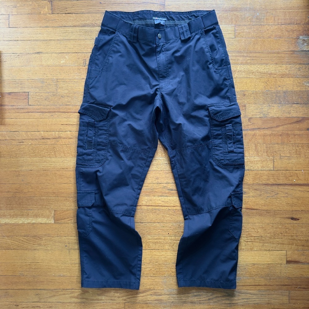 5.11‎ Tactical Series Cargo Pants Work Utility Outdoor Hiking Black 36x32